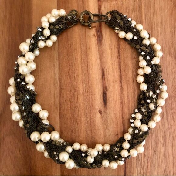J. Crew Jewelry - J.Crew | Mixed Media Statement Necklace | 20” Length